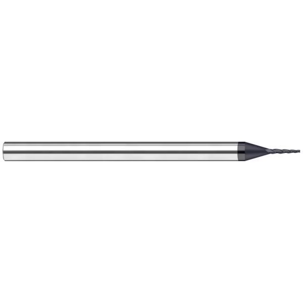 Miniature End Mill - Tapered - Square, 0.0200